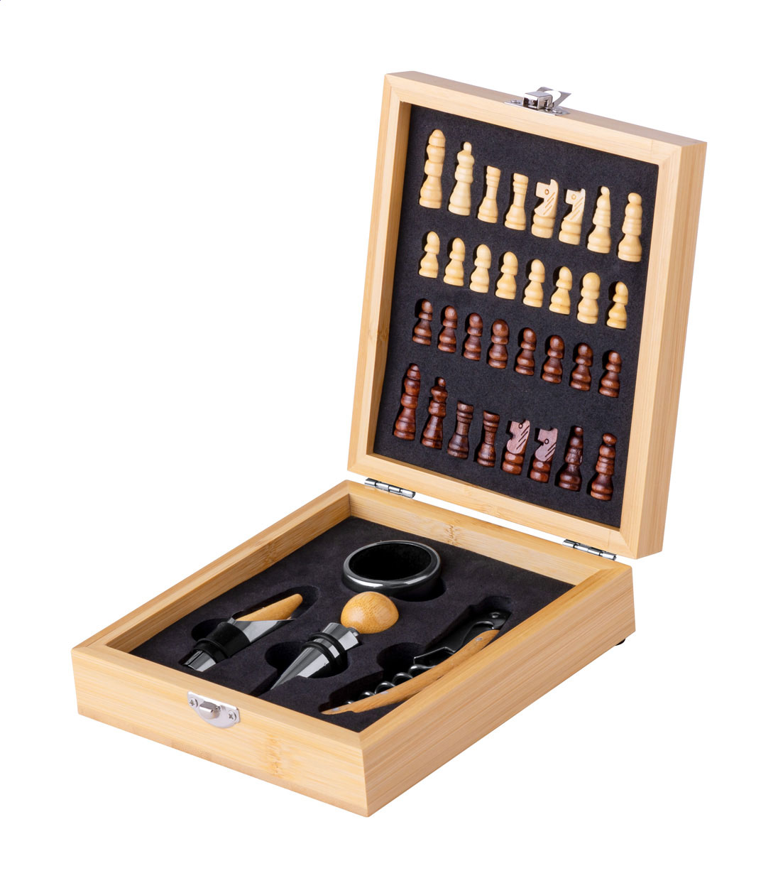 Kaspar. set da vino con scacchi - AP734196