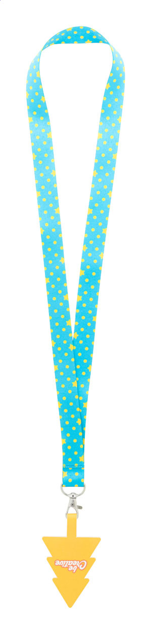 Subyard Mobile Xmas. Lanyard portacellulare in RPET personalizzabile - AP716796