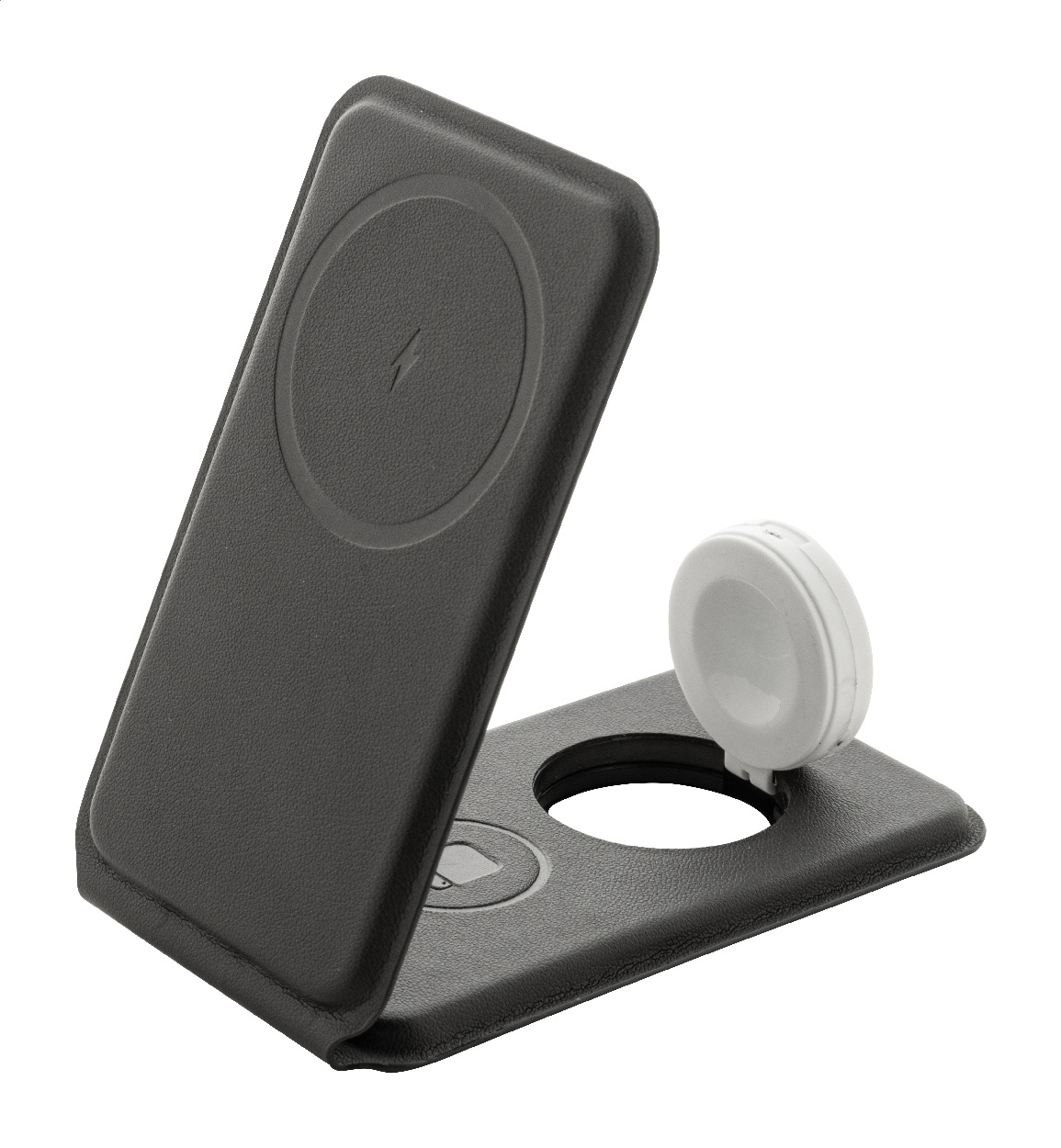 LuxCharge Stand. Caricatore wireless in RPU con supporto per cellulare - AP864120