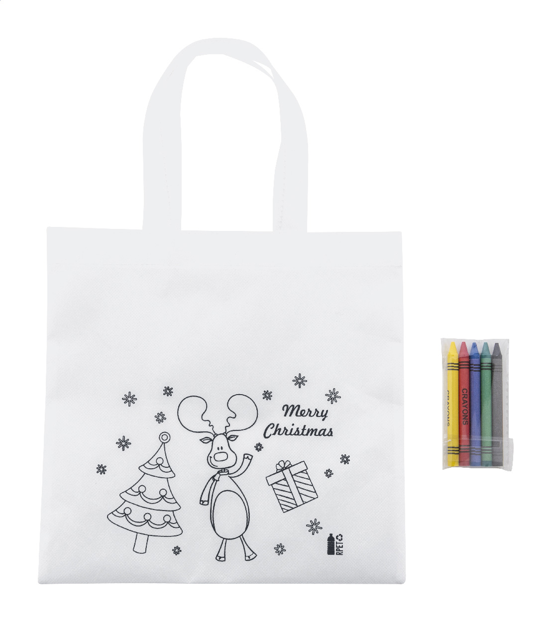 Julfar Shop. Borsa per la spesa natalizia de decorare - AP800038