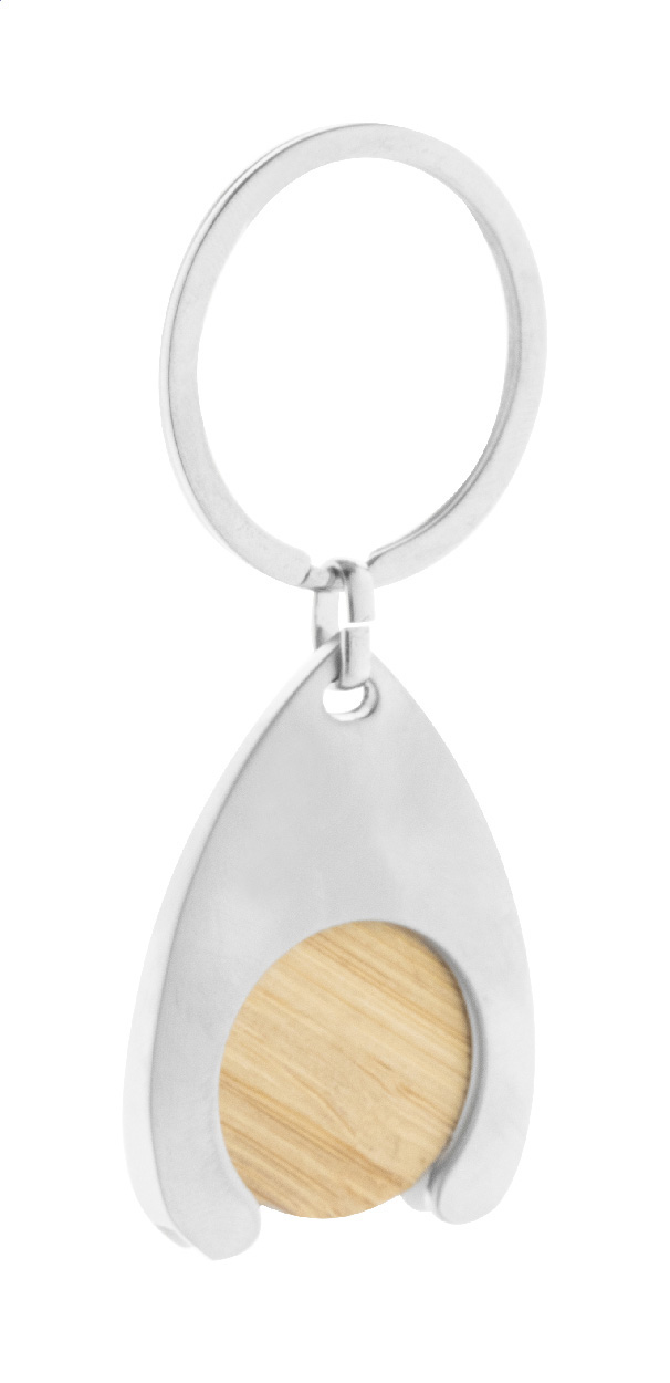 Zoinc. Portachiavi con gettone per carrello  - AP800051