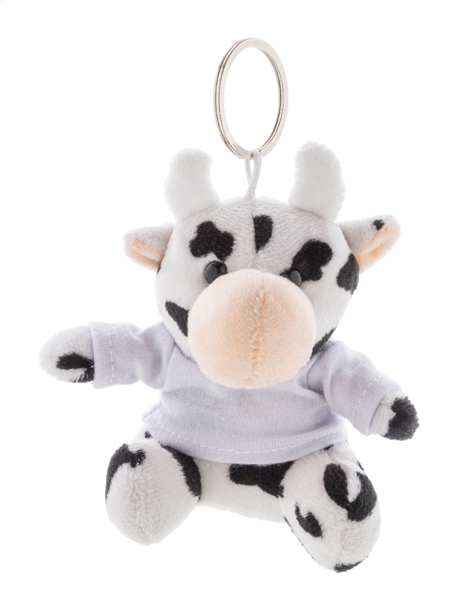 CowFob. Portachiavi con mucca in peluche - AP800057