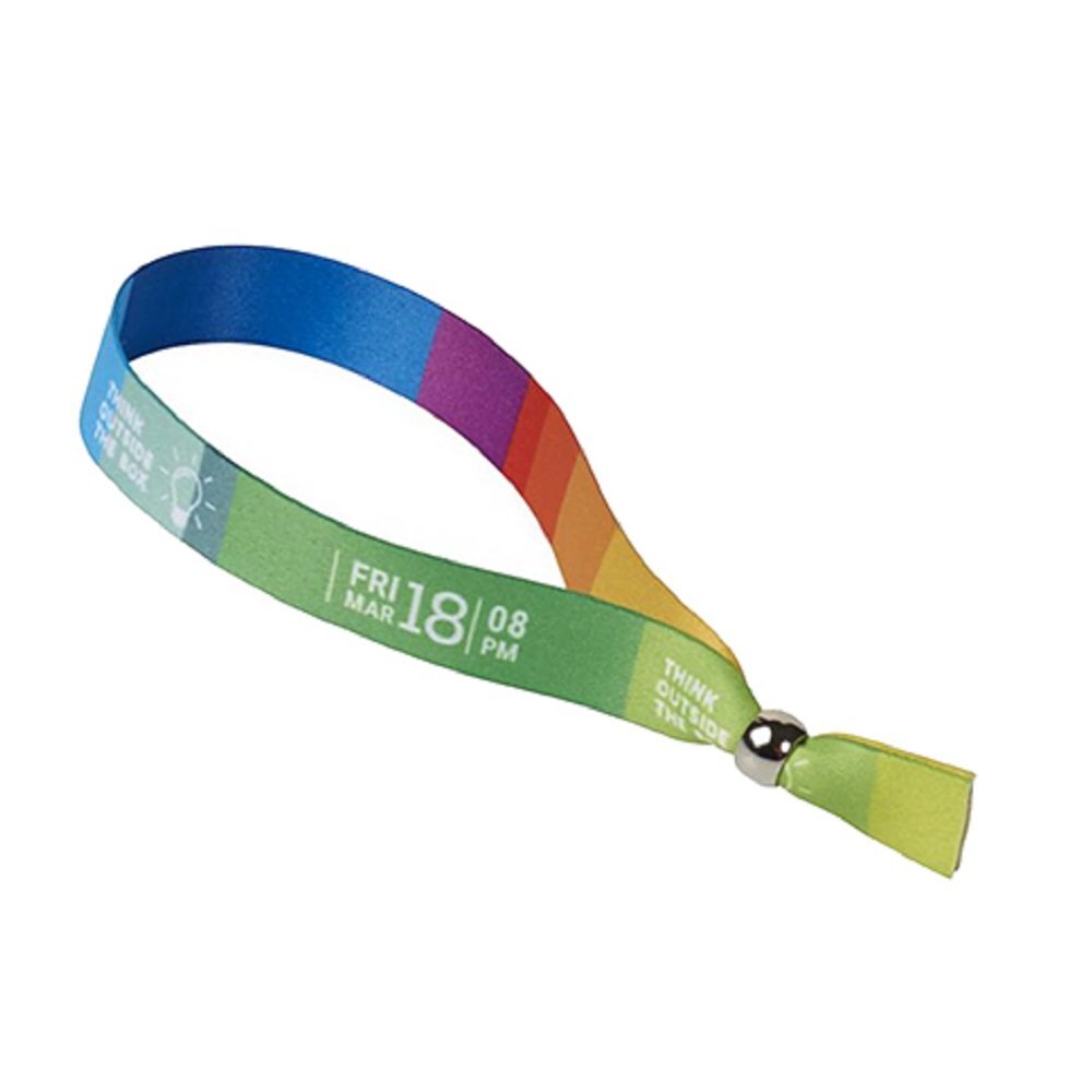 Braccialetto in poliestere stampato a colori 