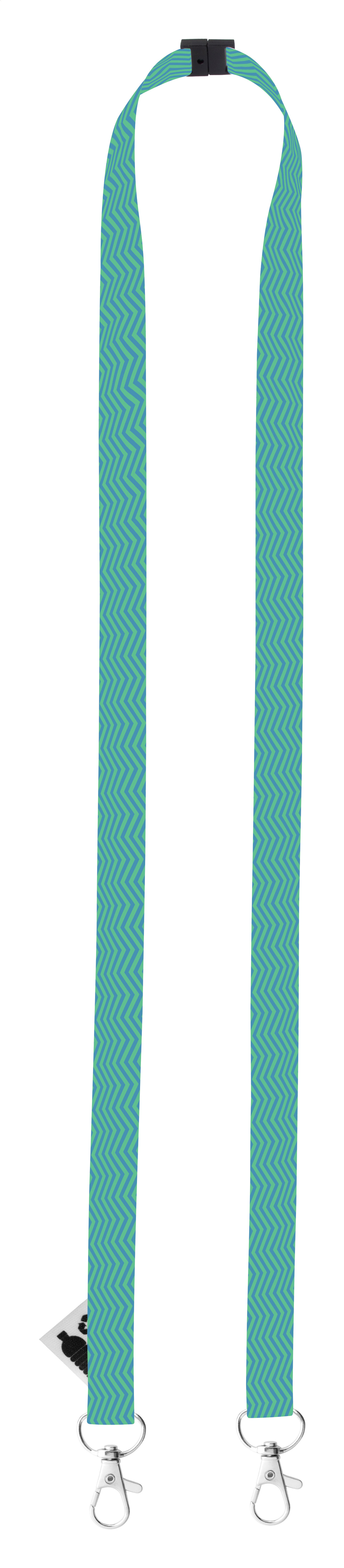 Subyard 15 Double Safe RPET. lanyard stampa sublimazione - AP718984