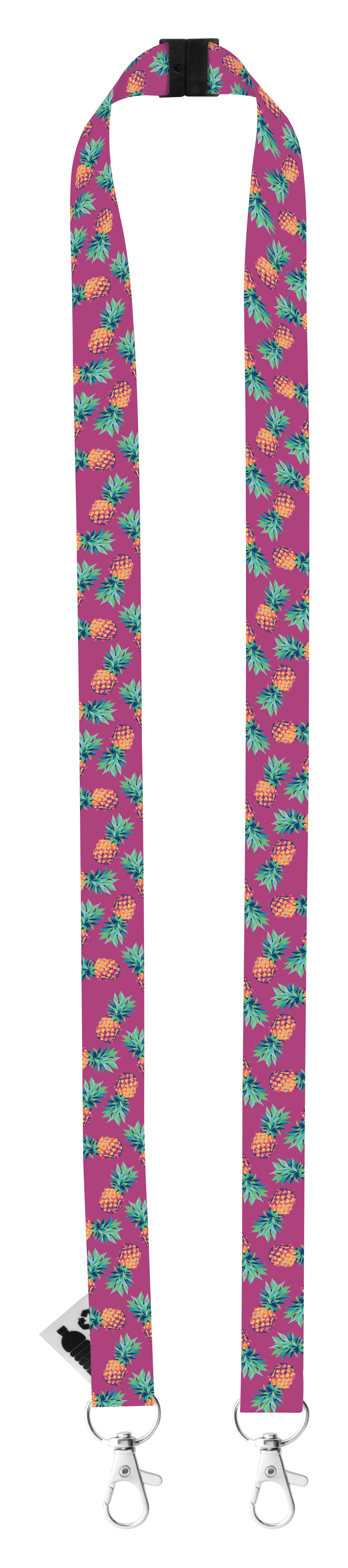 Subyard Double Safe RPET. lanyard stampa sublimazione - AP718982