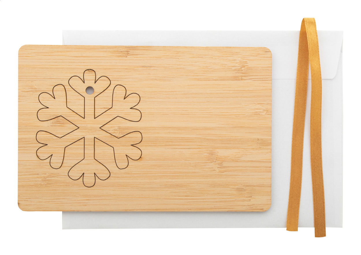 BooCard. Biglietto Natalizio, fiocco di neve - AP716450