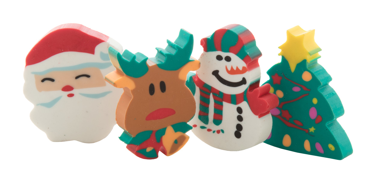 Flop. set di gomme per cancellare, forme natalizie - AP781113