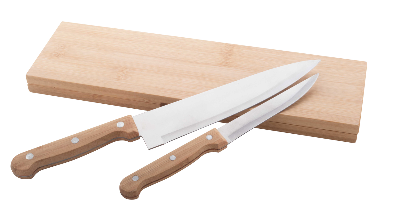 Sanjo. Set coltelli con manici in bamb&ugrave; - AP808036